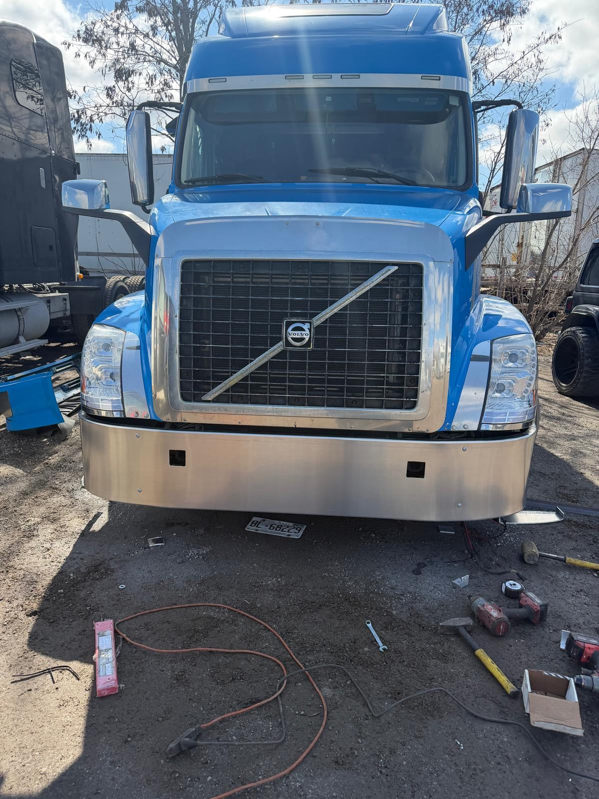 Trailer Bumper repair and new installation on Call