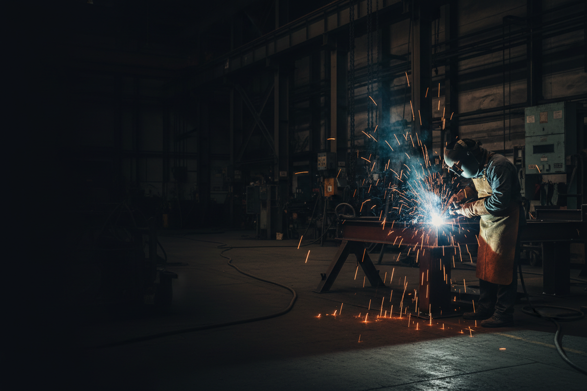 Dark Welding Banner